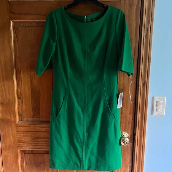 slim fit dress slacks T-Tahari Smocked Airflow Dress – Elie Tahari main image 0